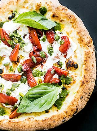 Pizza ricotta saumon oseille (keto)